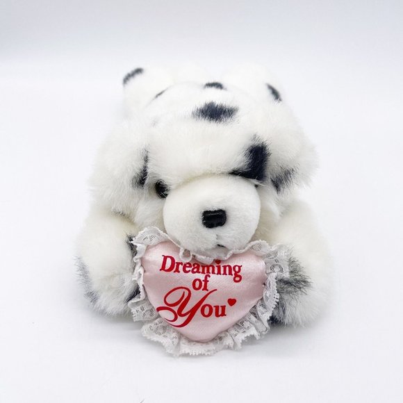 Chosun International Dalmation Dog Dreaming of you heart pillow Plush Toy Animal - Picture 1 of 8